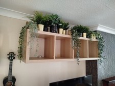 Ikea kallax 4x1 white stained - ikea,