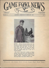 Gamefowl News  Quality Magazine Devoted to Game Fowl february 1956