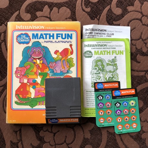 Intellivision math fun - intellivision,