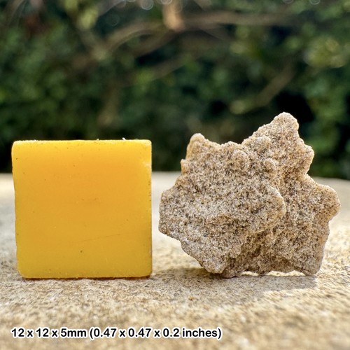 Rare sand rose gypsum - sand,
