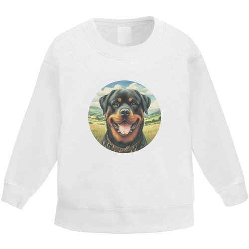 Happy rottweiler portrait - rottweiler, portrait'