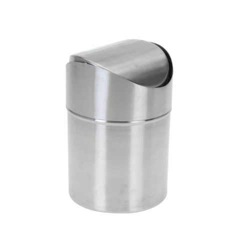 Stainless steel waste bin x - steel, 12