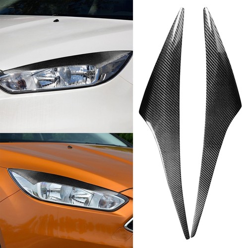 Carbon fiber headlight eyebrow - carbon,