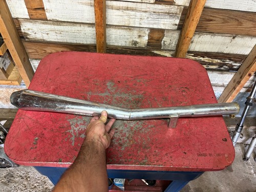 Vintage exhaust muffler - exhaust,
