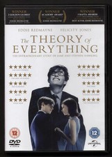 THE THEORY OF EVERYTHING Stephen Hawking Eddie Redmayne Felicity Jones DVD 2014