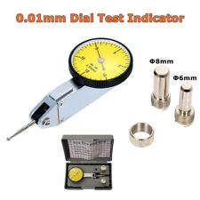 DTI Gauge Magnetic Dial Test Indicator 0.01mm Metric Precision Clock Gauge & Box