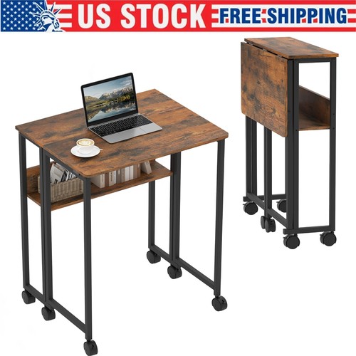 Folding desk w storage - 24.8''folding,