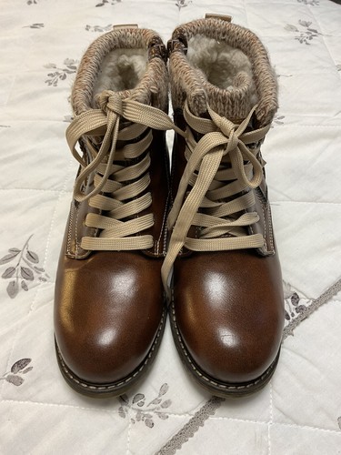 Ladies pavers brown - ladies, leather