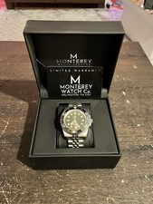 Monterey Watch Co Dark Bayou J Bracelet Automatic Watch with Sapphire Crystal