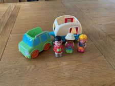 ELC Happyland Camping Caravan with 3 Figures. Good Condition