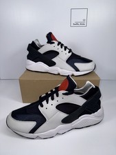 Nike Air Huarache Trainers - Dark Obsidian / Track Red - Size UK 11 - DD1068-401