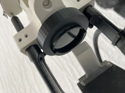 Slit lamp mounted dual