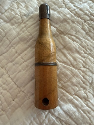 Antique treen stanhope pipe - treen,
