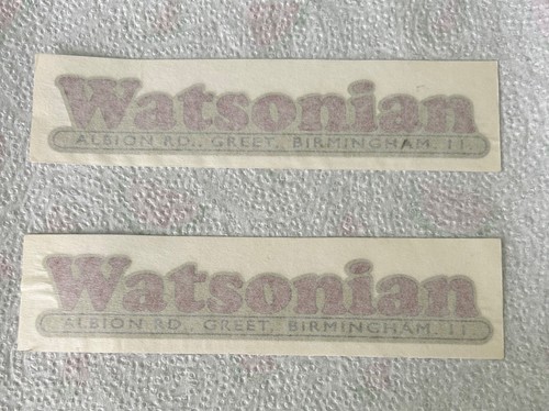 Watsonian sidecar decal - watsonian,