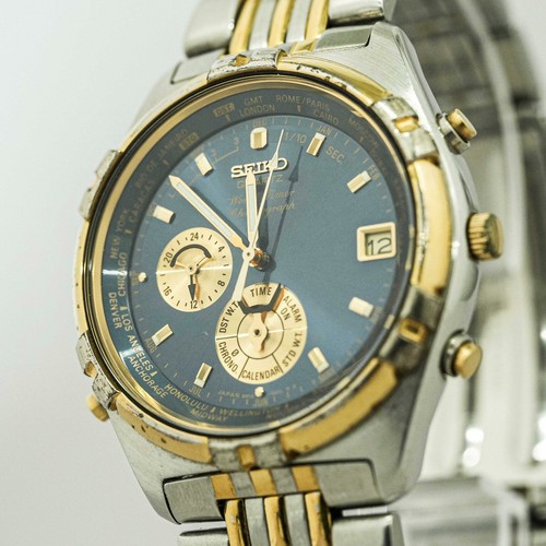Vintage seiko world timer - vintage,