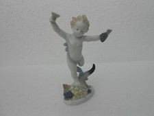Vintage Metzler and Ortloff Cherub "Autumn" Porcelain Figurine