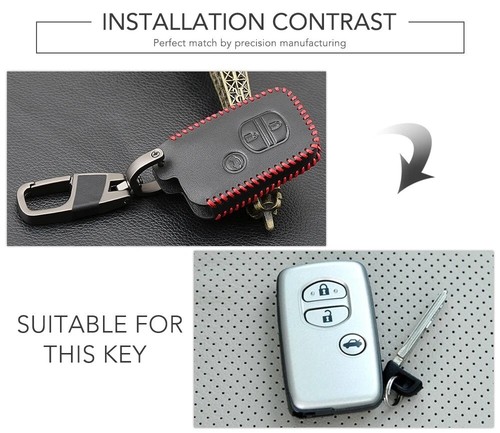 Leather car key cover case - car,