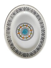 Vintage Kathie Winkle Roulette Oval Platter