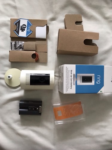 Ring stick cam - up, battery