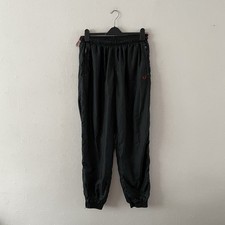 FRED PERRY TRACKSUIT BOTTOMS - XL - BLACK - JOGGERS