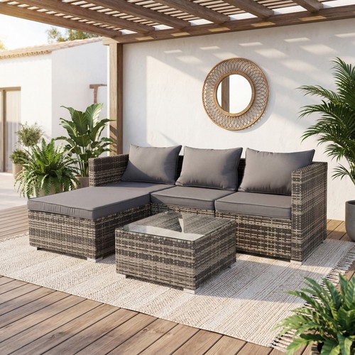 Garden corner sofa rattan - garden,