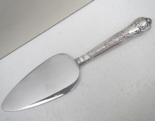 Vintage 6" Cake Pie Slice Server with Silver Handle - Hallmarked Sheffield 1970