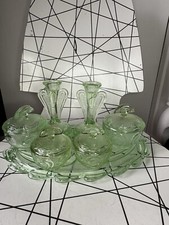 Vintage 1930s Art Deco Green