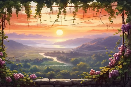 Stunning sunset landscape - stunning,