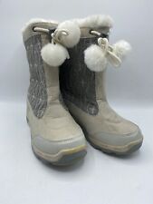 Womens UK 6 Hi-Tec Grey Thinsulate Insulated Snow Winter Boots Warm ‘Snowdonia’