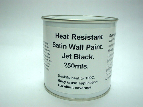 250ml satin black - black, heat