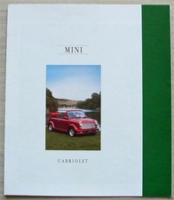 ROVER Mini Cabriolet 1275cc Car Sales Brochure 1992 Ref 4404