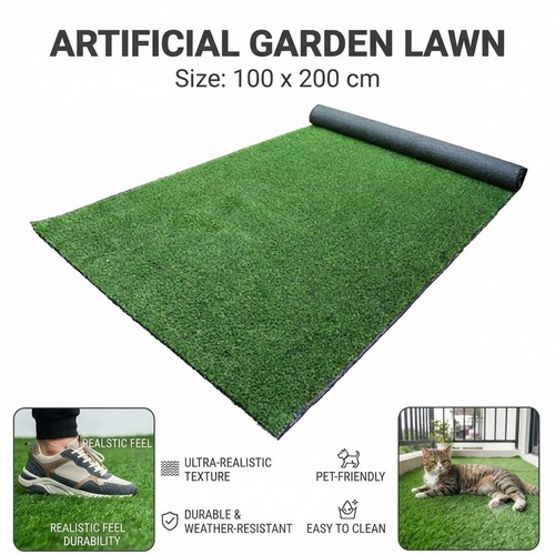 1mx2m artificial grass roll - artificial,