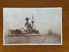 Wwii postcard hms queen - wwii,