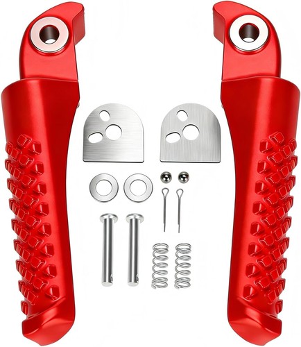 Red foot pegs - pegs, footrest