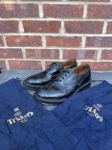 Mens trickers black leather - mens,