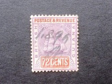 British Guiana - 72 cent stamp