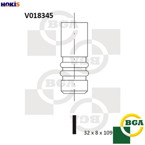 Exhaust valve v018345 for - valve,
