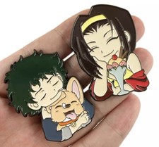 2 x Cowboy Bebop Metal Enamel