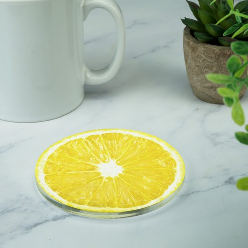 Orange lemon lime coaster - orange,