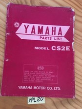Yamaha 180 CS2E Spare Parts Catalog Motorcycle 1969