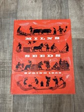 MILNS SEEDS Catalogue 1950s Farming Advertising Sales Brochure Agricultural Vtg