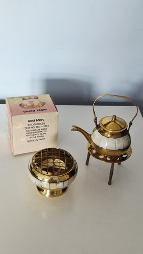 Vintage solid brass mother - brass, of