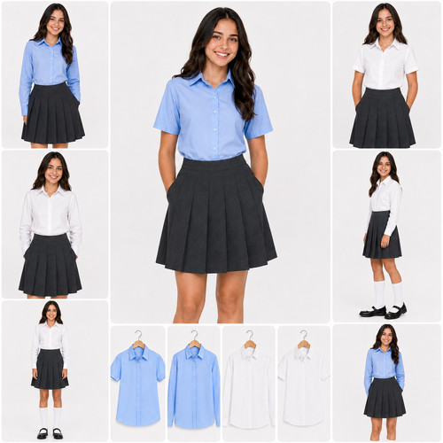 Girls school blouse shirt - girls,