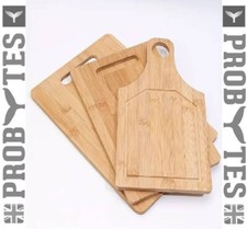 Set of 3 Natural Bamboo Wooden