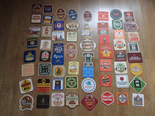 Vintage beer mats - beer,