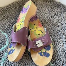Scholl Exercise Sandals - Size 5 / 38  Scholl Pescura - Purple Flowers