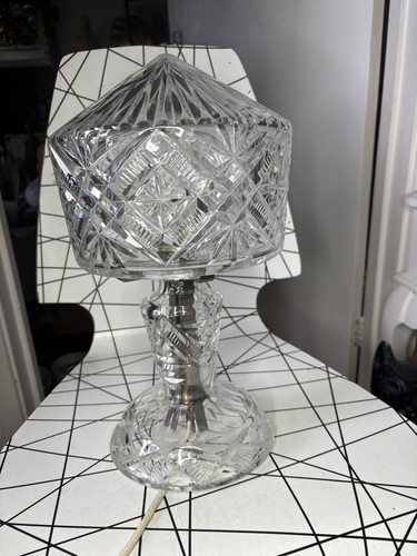 Vintage cut glass - cut, crystal
