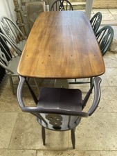 Ercol Collection Plank Table, Light Elm W77 D150 H73 Cm