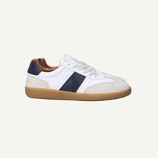 Dune London Mens White Leather