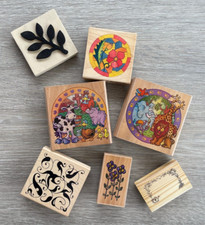 Wooden Rubber Stamps For Card